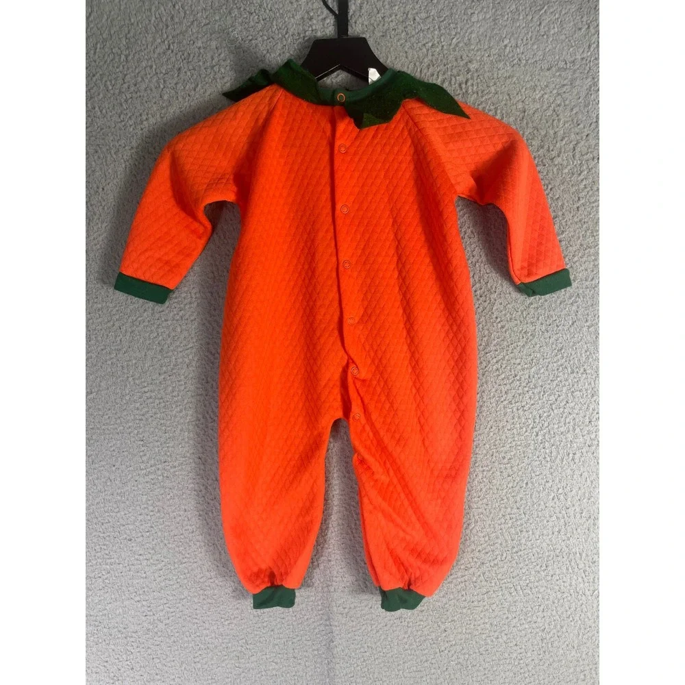 Vintage 1994 BabyGro Pumpkin Halloween Costume Infant USA Made 90s 12–18 Months